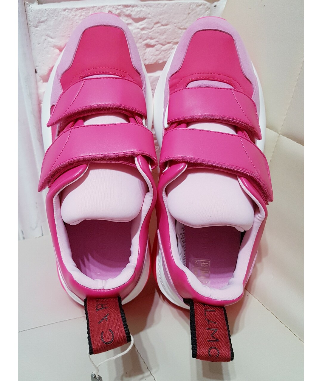 STELLA MCCARTNEY Розовые кроссовки из искусственной кожи, фото 3