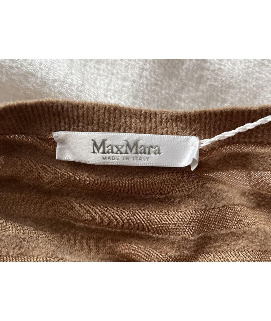MAX MARA Коричневый джемпер / свитер, фото 3