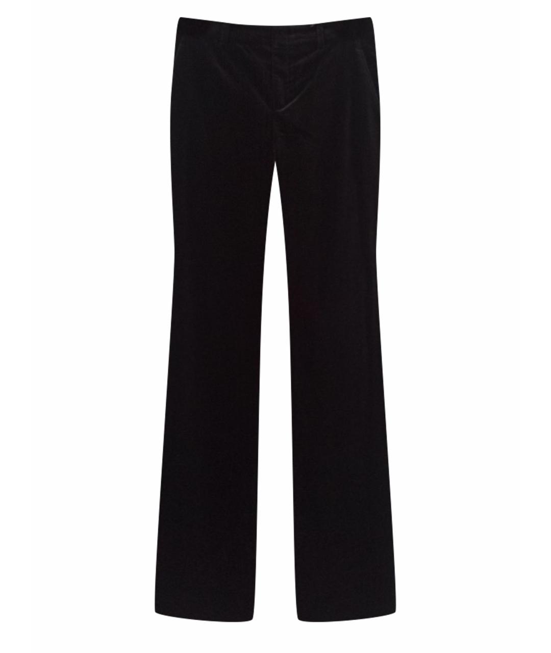 GUCCI Черные велюровые брюки широкие, фото 1