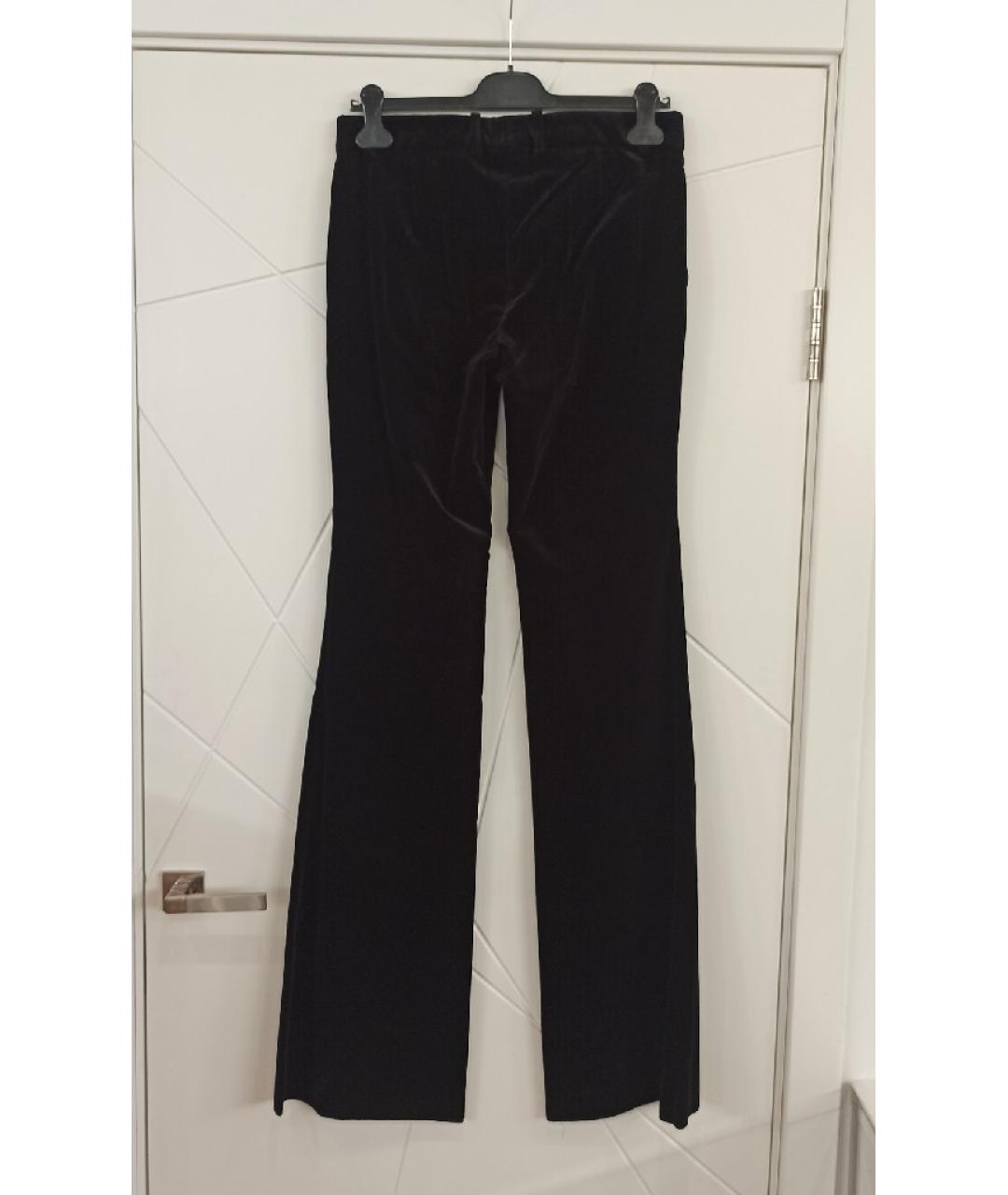 GUCCI Черные велюровые брюки широкие, фото 2