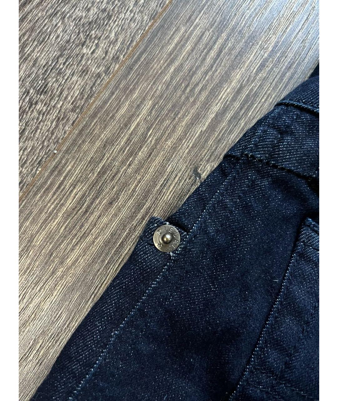 DIESEL Темно-синие хлопко-эластановые джинсы слим, фото 8