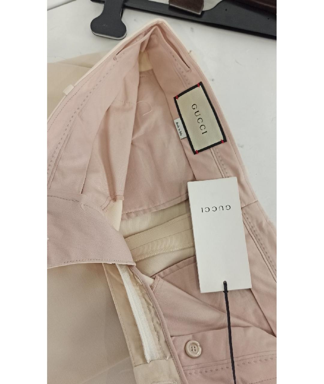 GUCCI Шерстяные прямые брюки, фото 5