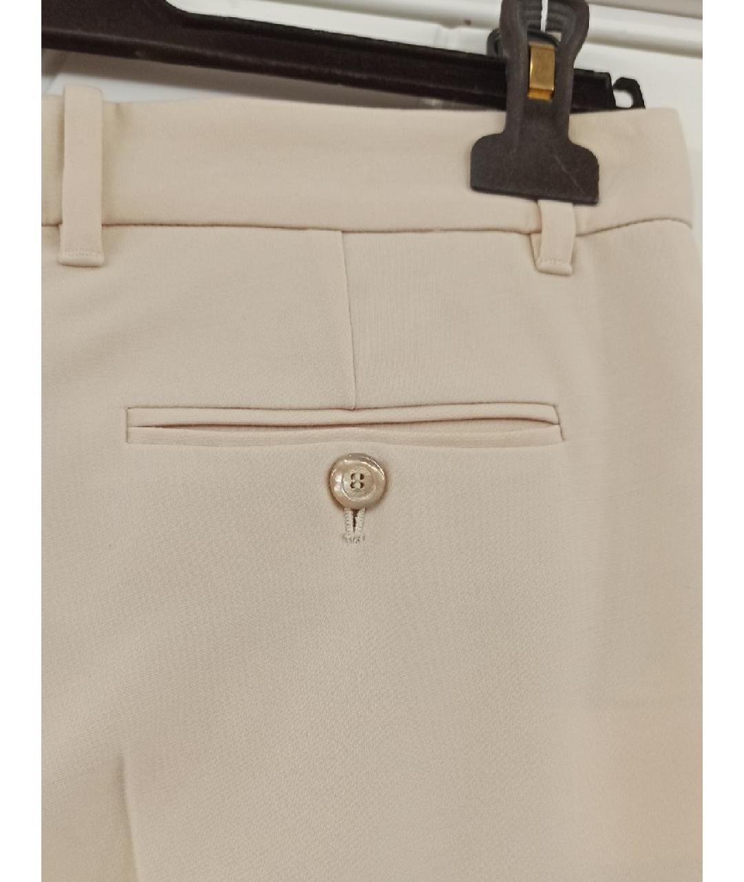 GUCCI Шерстяные прямые брюки, фото 4