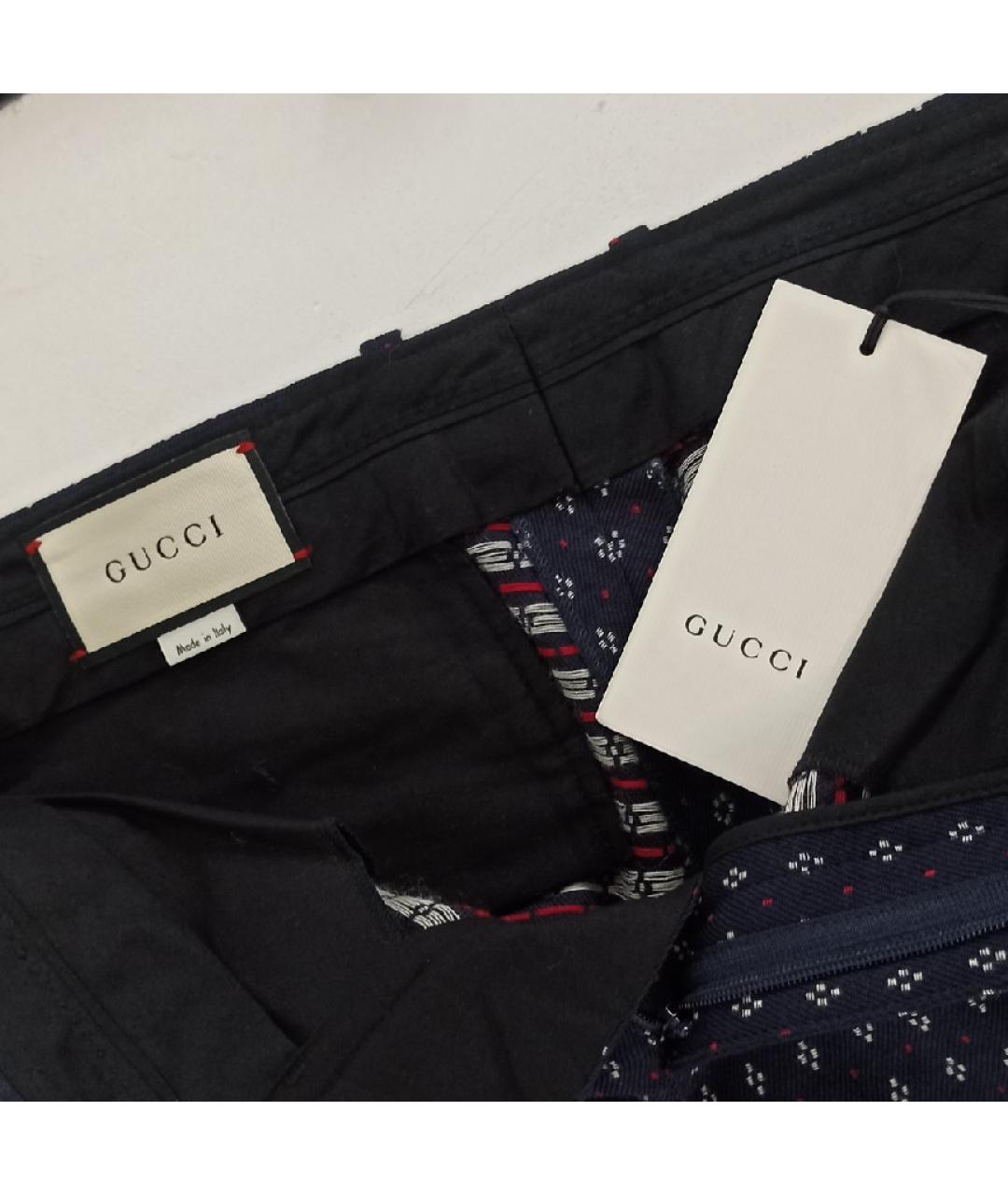 GUCCI Шерстяные прямые брюки, фото 5