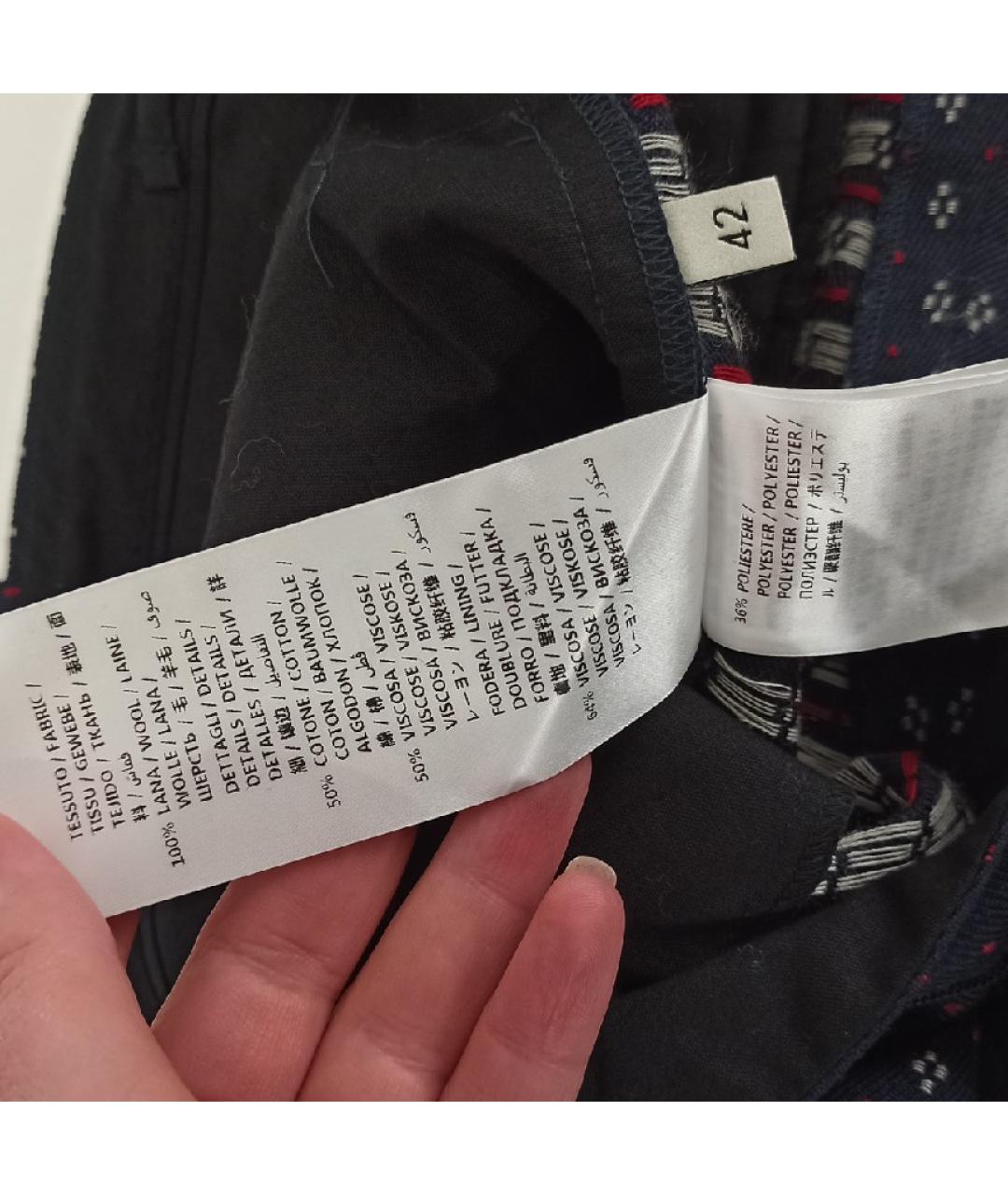 GUCCI Шерстяные прямые брюки, фото 6