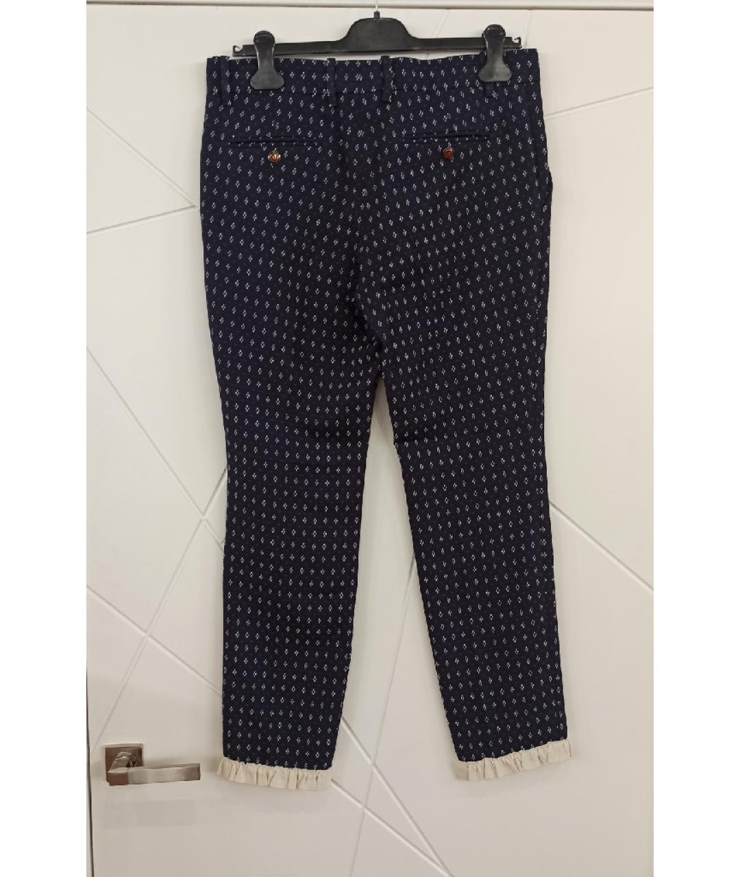 GUCCI Шерстяные прямые брюки, фото 2