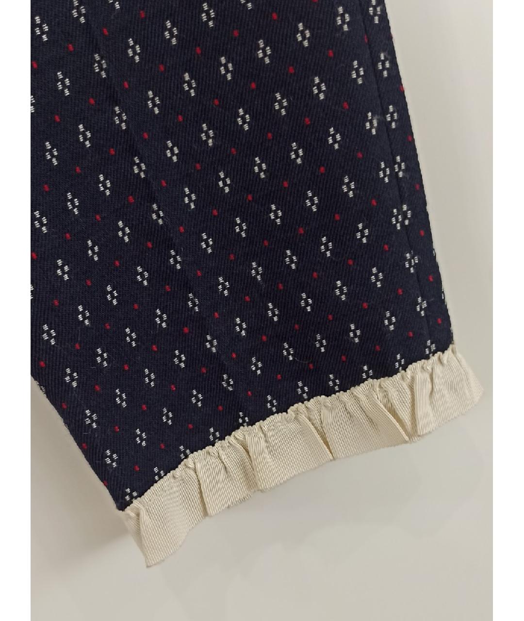 GUCCI Шерстяные прямые брюки, фото 3