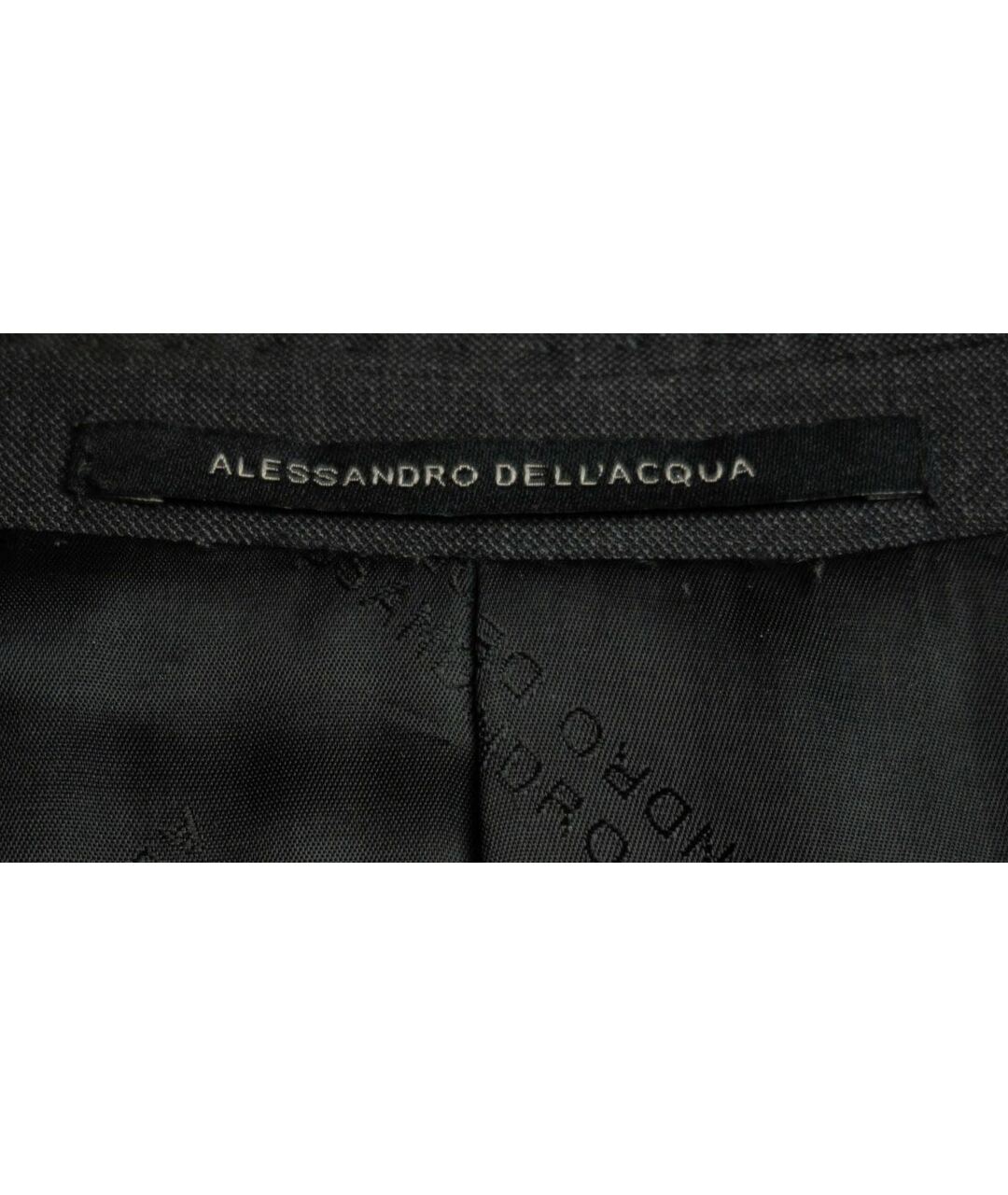 ALESSANDRO DELL'ACQUA Серый классический костюм, фото 4