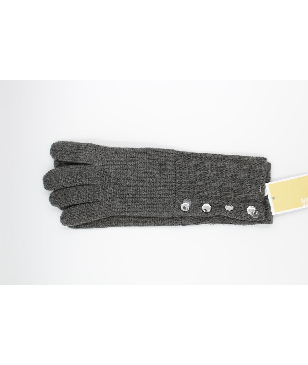 MICHAEL KORS Серые перчатки, фото 2