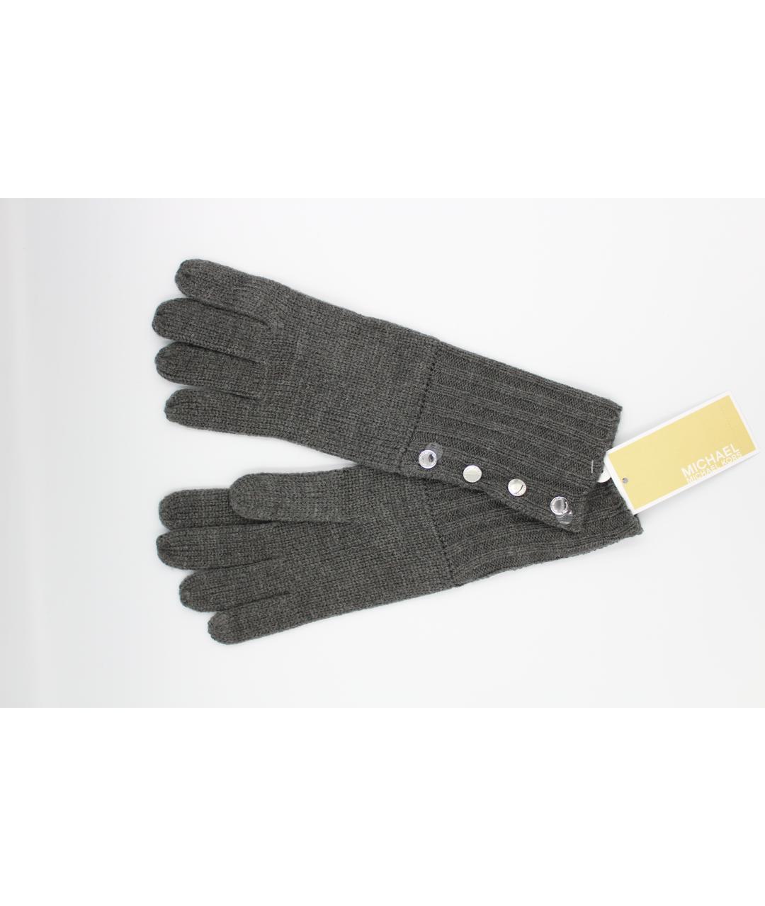 MICHAEL KORS Серые перчатки, фото 6