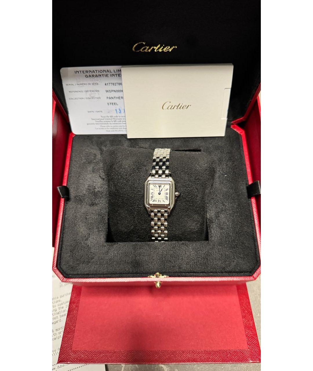 CARTIER Серебряные металлические часы, фото 2
