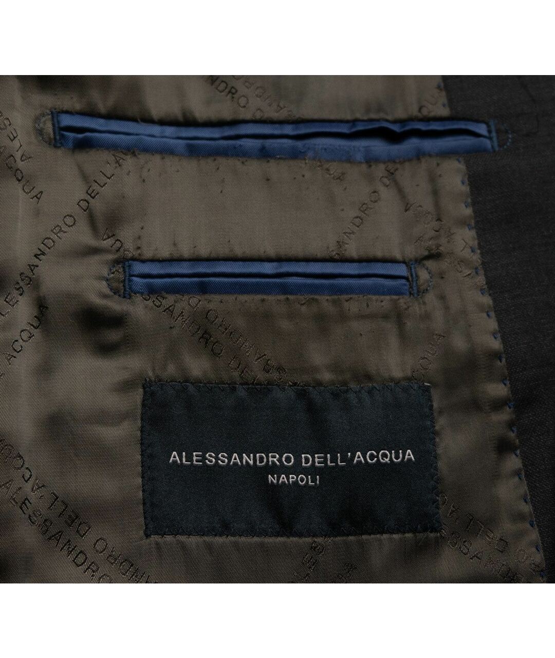 ALESSANDRO DELL'ACQUA Черный классический костюм, фото 5