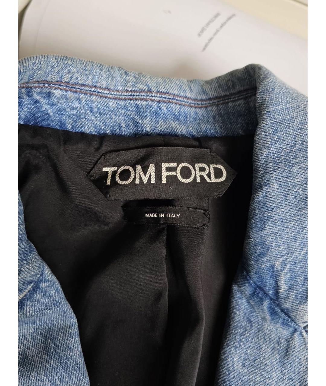 TOM FORD Синий жакет/пиджак, фото 6