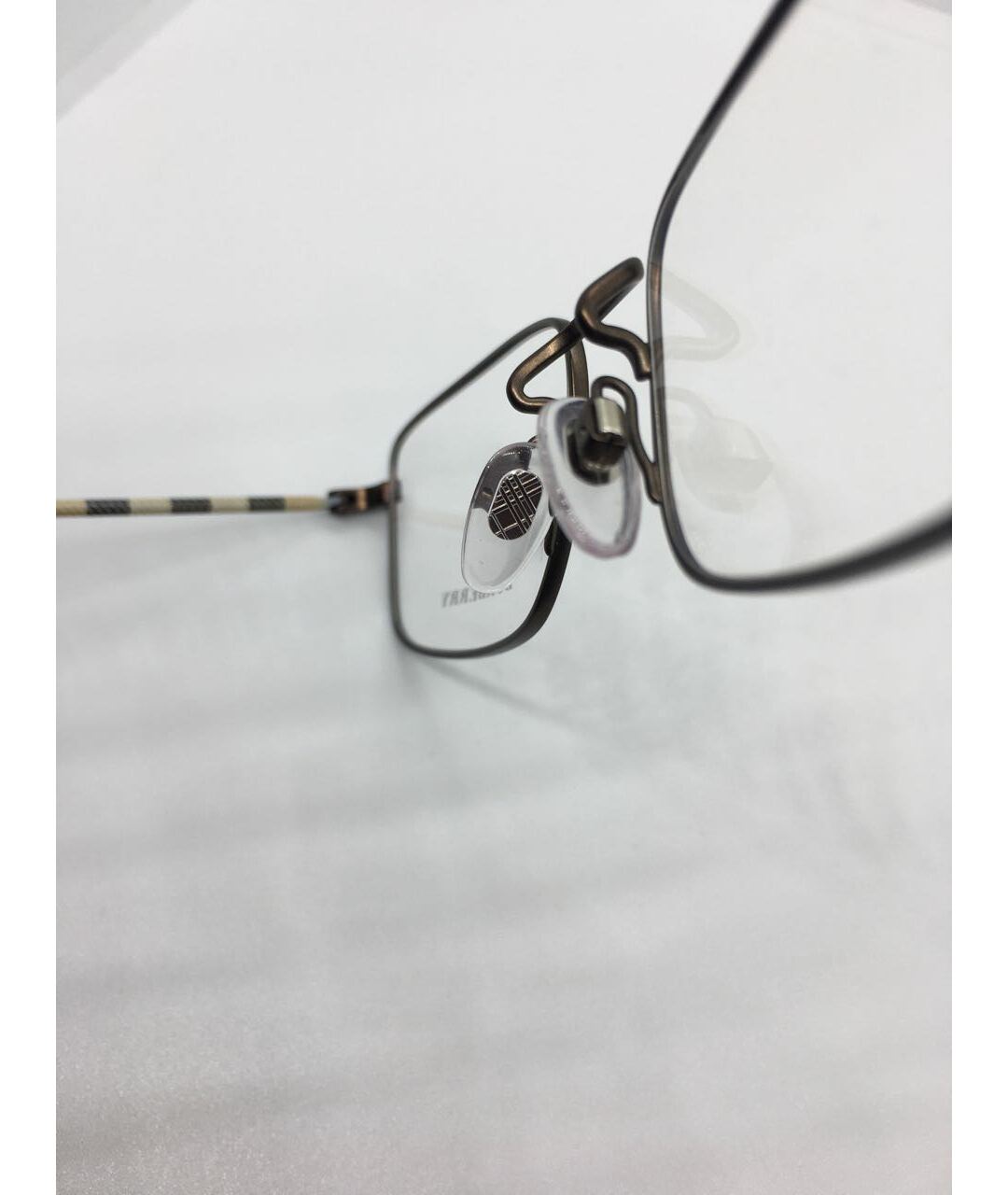 BURBERRY Коричневые металлические солнцезащитные очки, фото 4