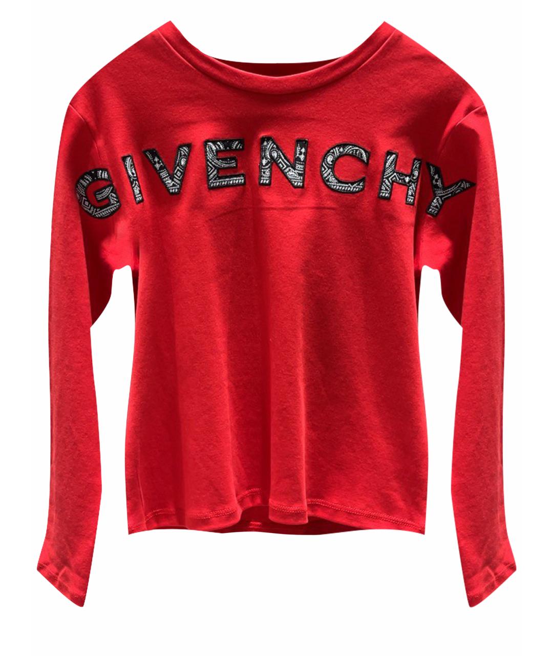 GIVENCHY Красный хлопковый детская футболка / топ, фото 7