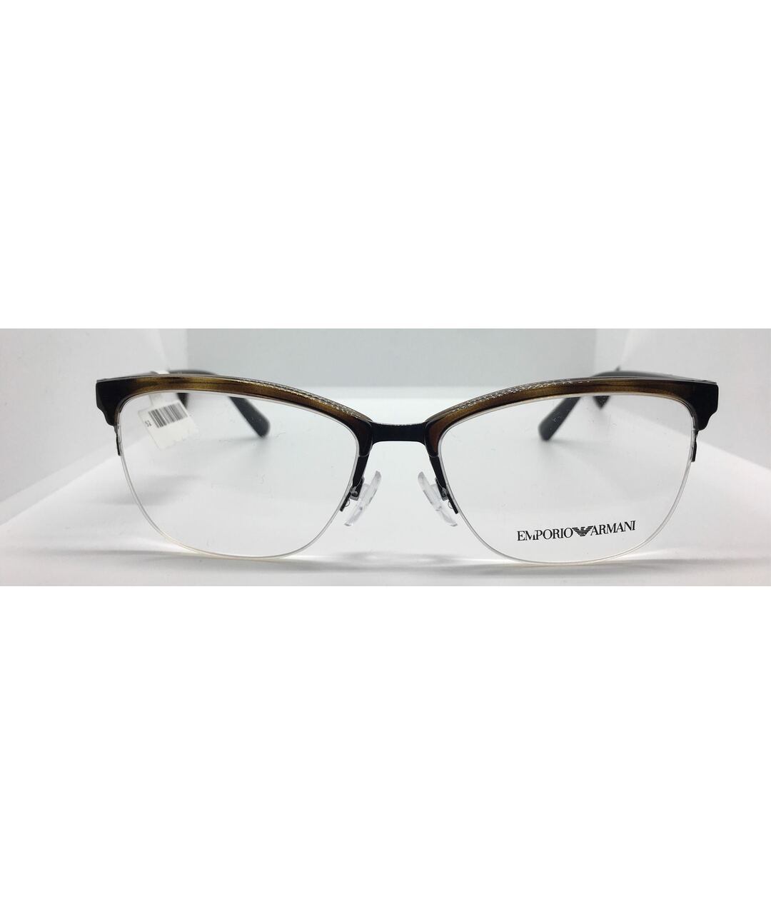 EMPORIO ARMANI Коричневые пластиковые солнцезащитные очки, фото 3