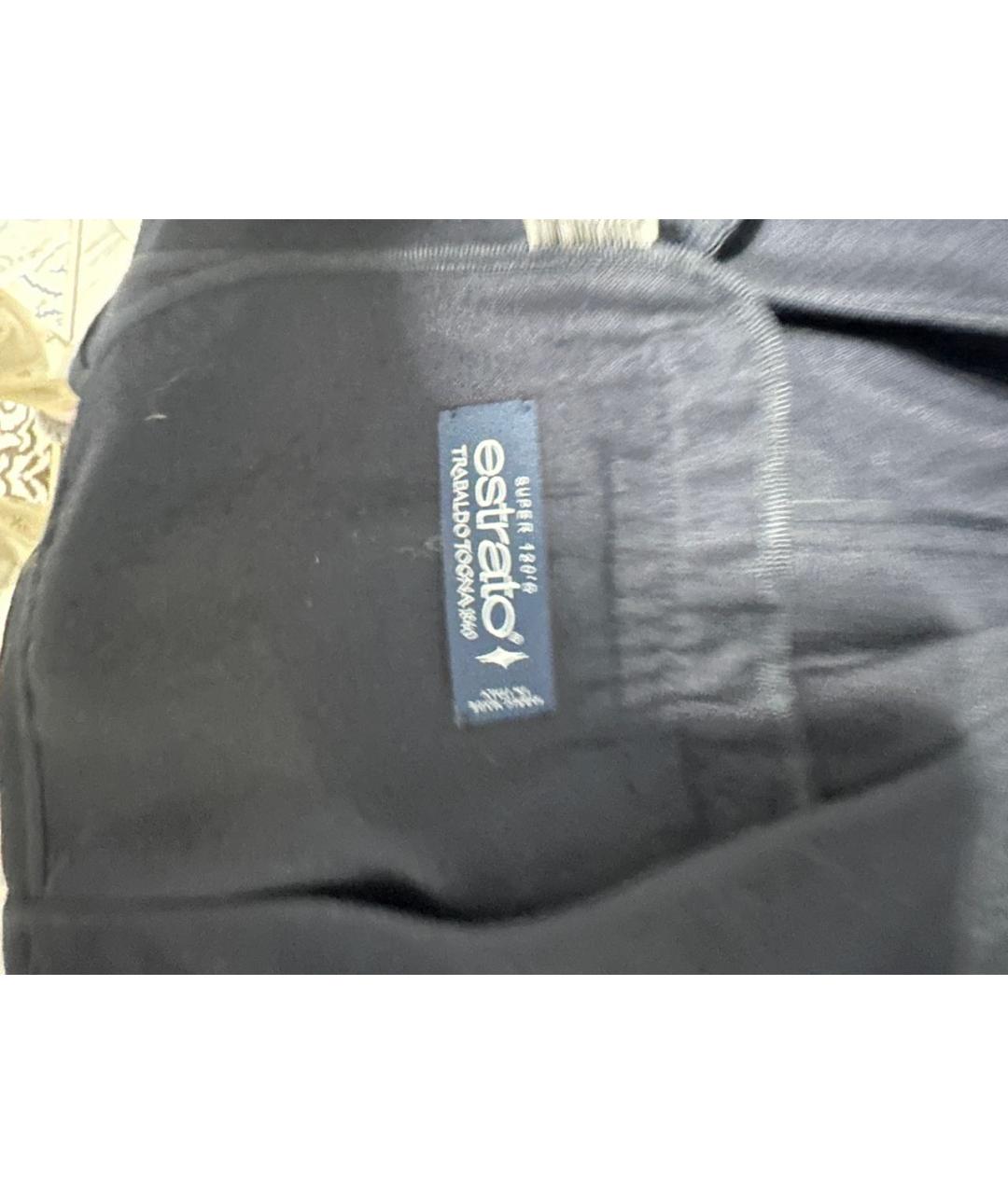 PESERICO Темно-синий шерстяной жакет/пиджак, фото 6