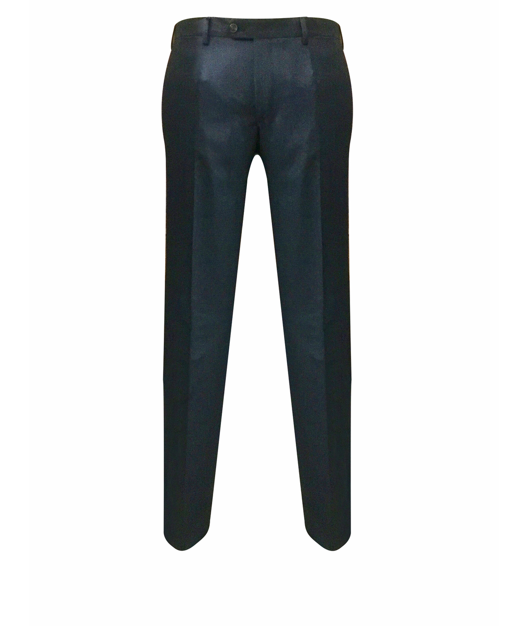 BILANCIONI Антрацитовые шерстяные классические брюки, фото 1