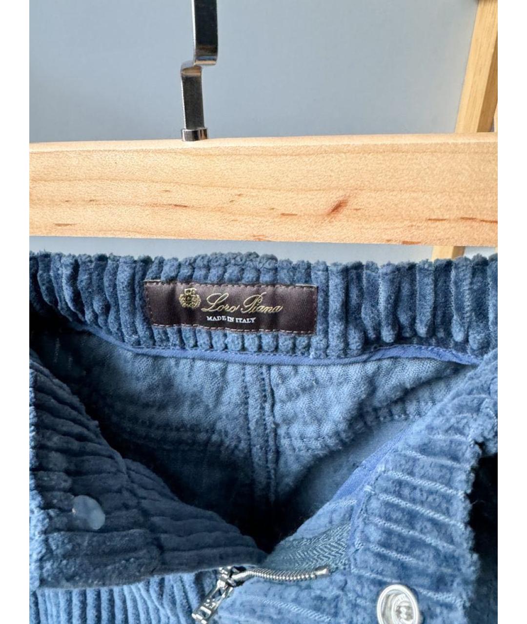 LORO PIANA Синие брюки и шорты, фото 3