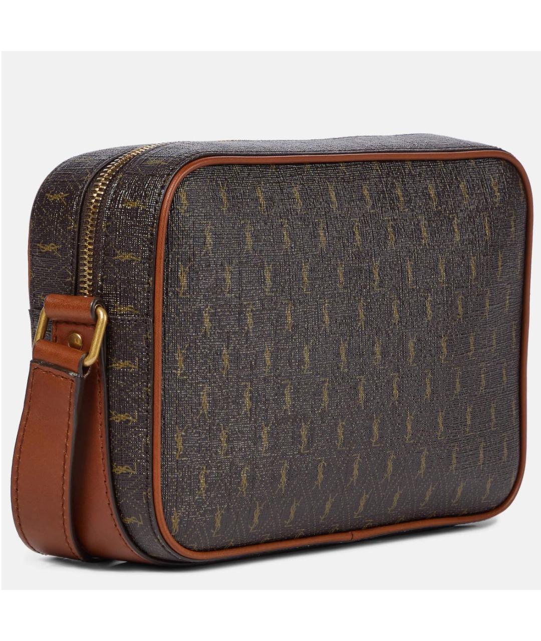 SAINT LAURENT Коричневая сумка через плечо, фото 4