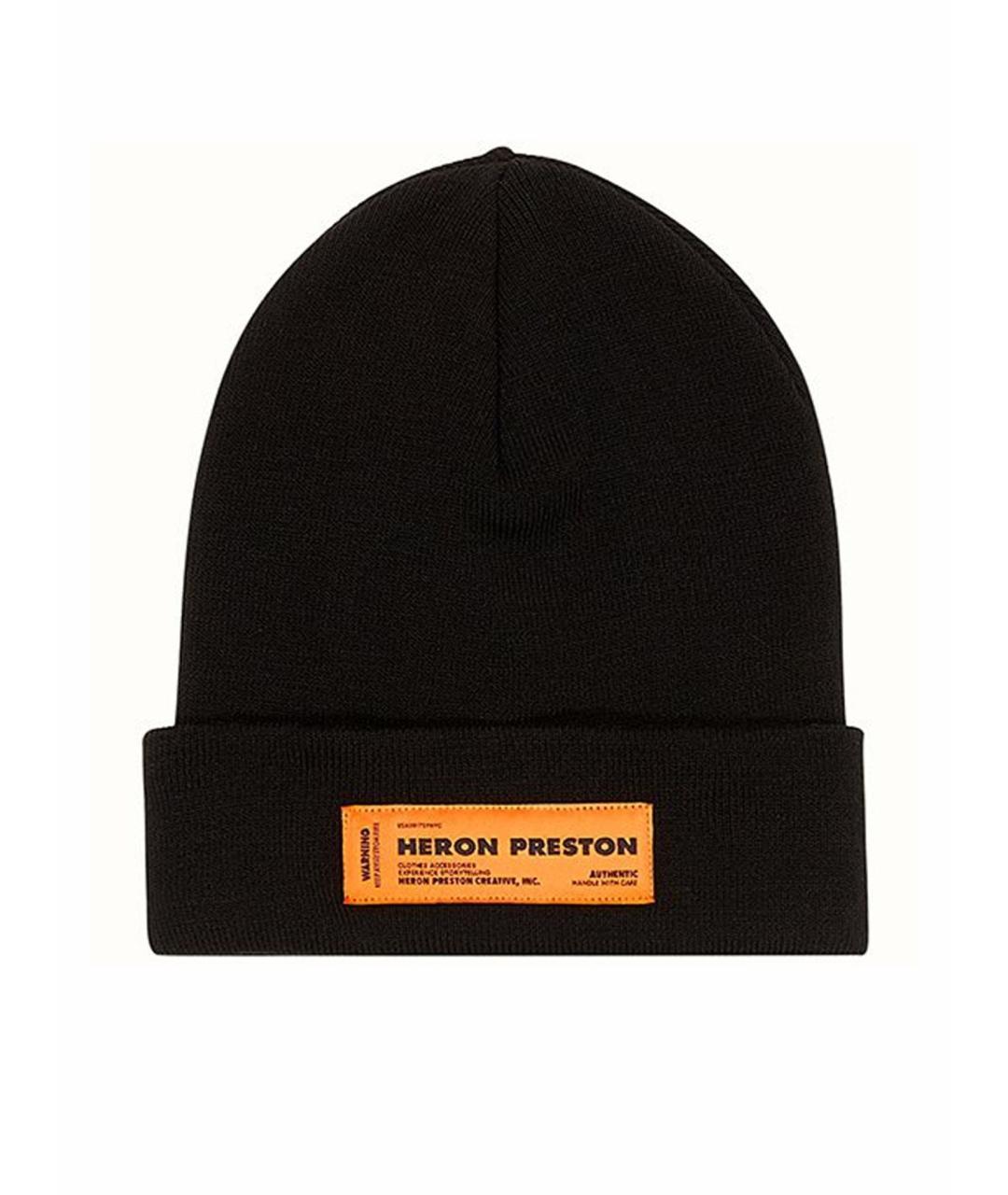 HERON PRESTON Черная шапка, фото 1
