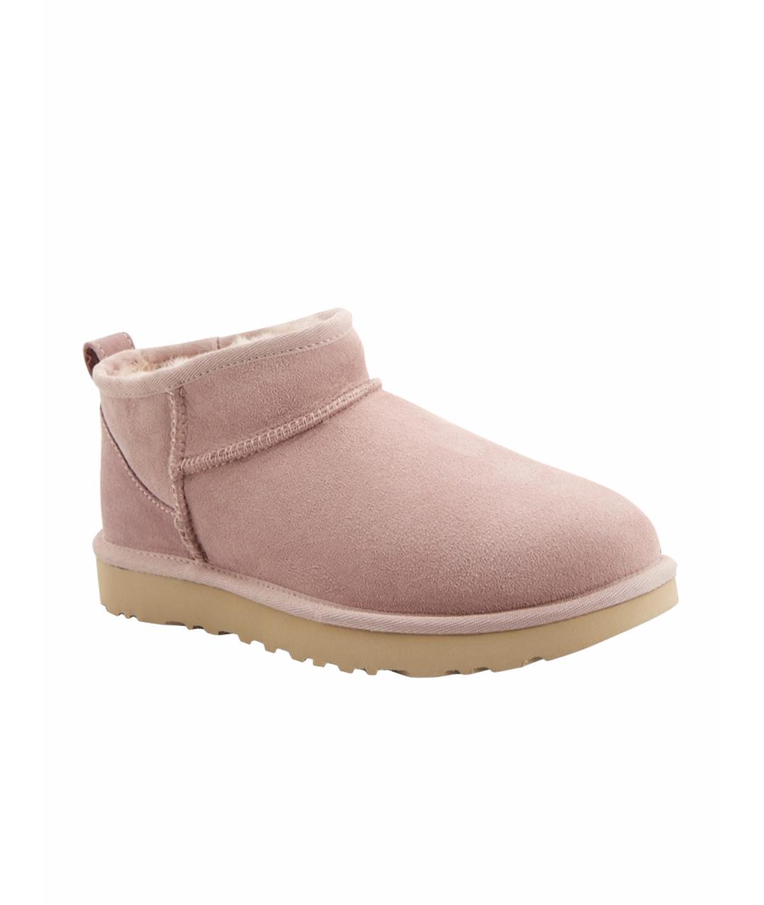 UGG AUSTRALIA Розовые замшевые ботинки, фото 1