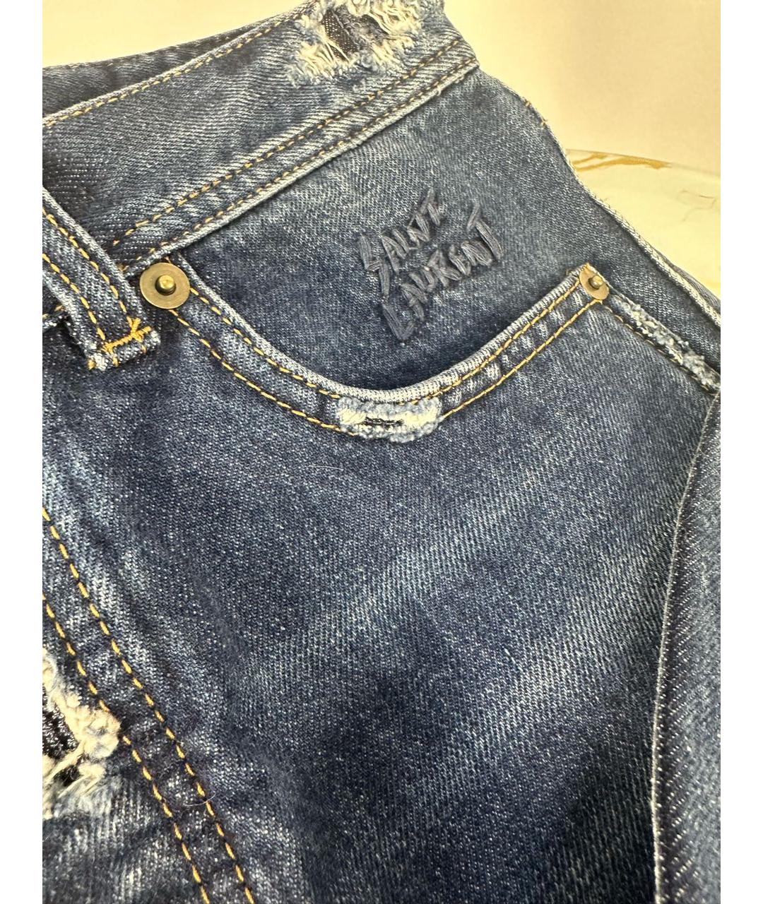 SAINT LAURENT Прямые джинсы, фото 4