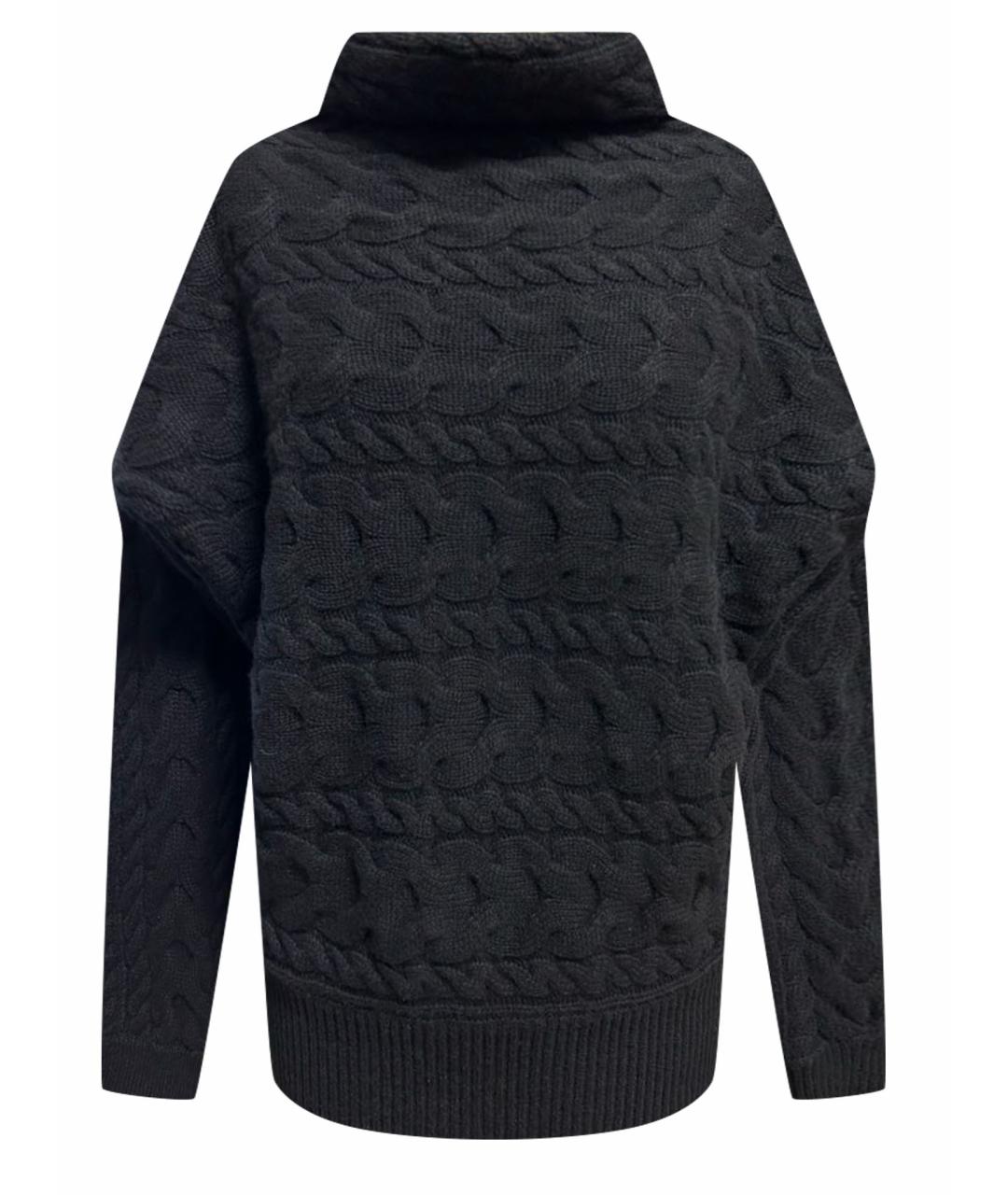 CRUCIANI Черный кашемировый джемпер / свитер, фото 1