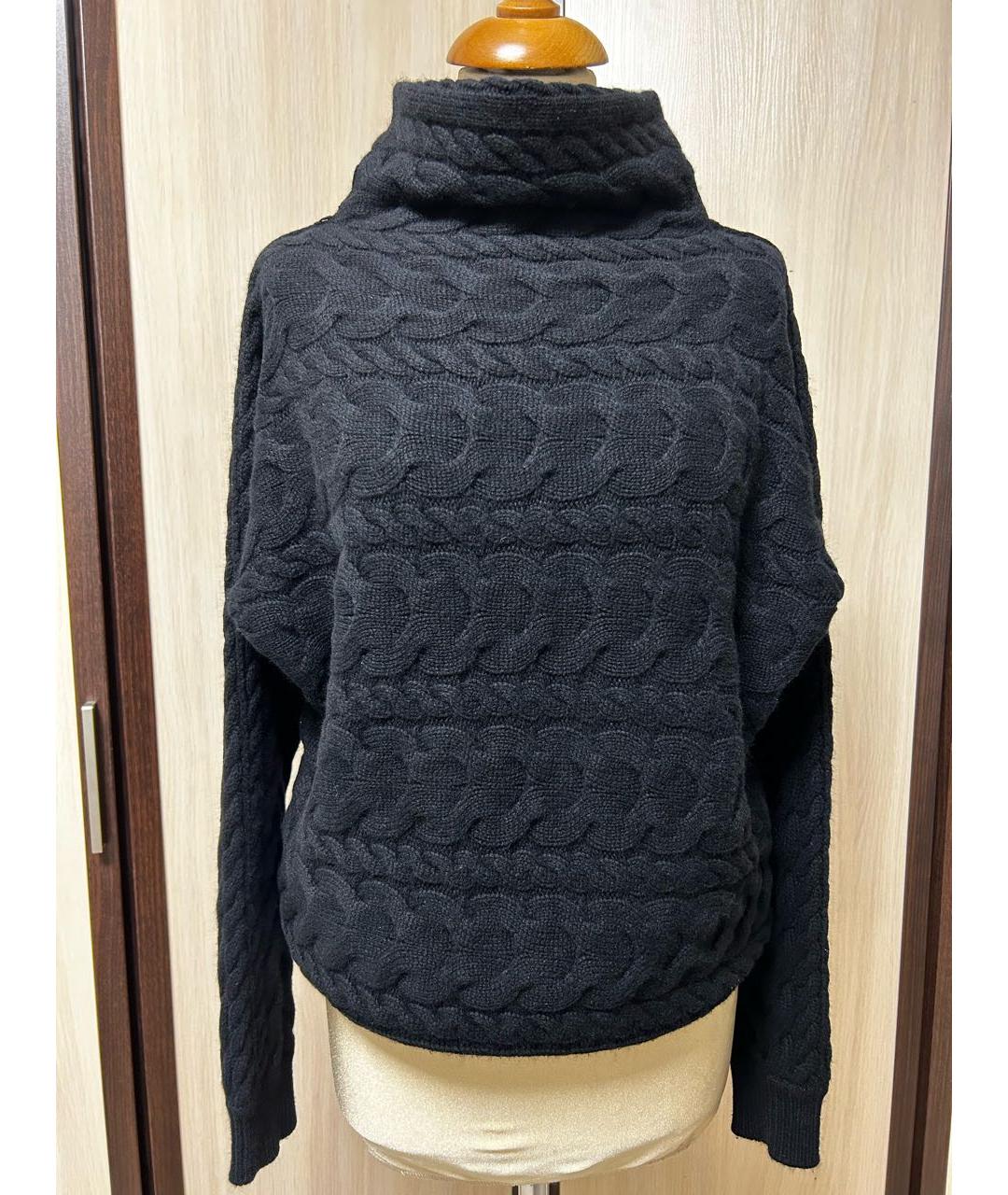 CRUCIANI Черный кашемировый джемпер / свитер, фото 6