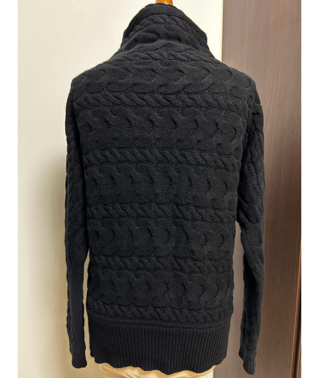 CRUCIANI Черный кашемировый джемпер / свитер, фото 2