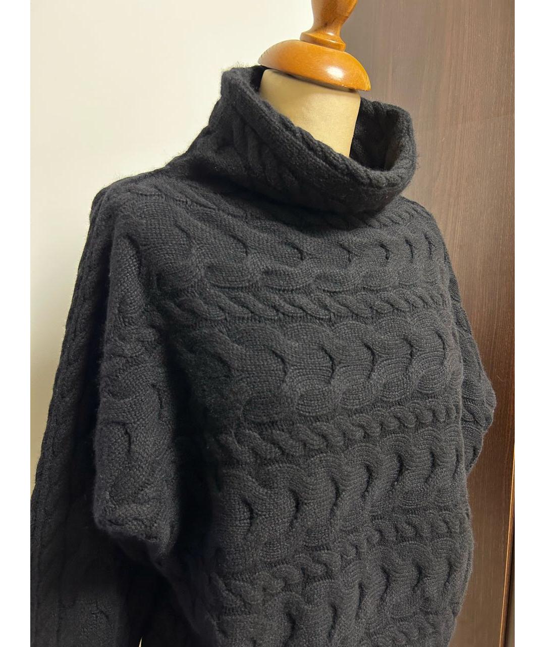 CRUCIANI Черный кашемировый джемпер / свитер, фото 4