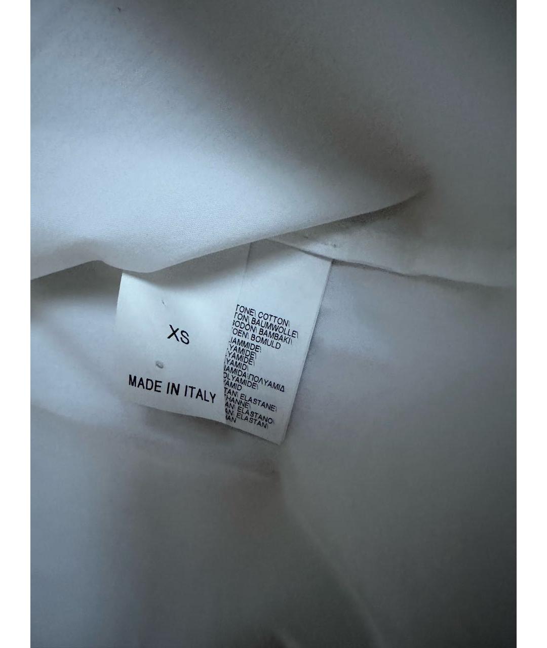 BRUNELLO CUCINELLI Белая хлопко-эластановая рубашка, фото 5