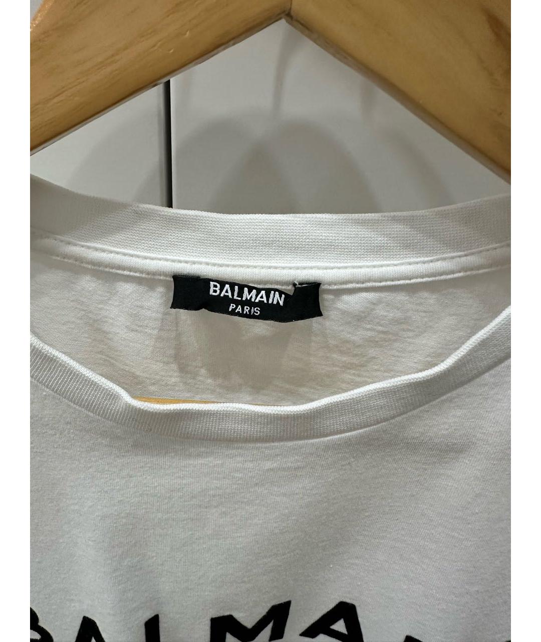 BALMAIN Белый хлопковый детская футболка / топ, фото 5
