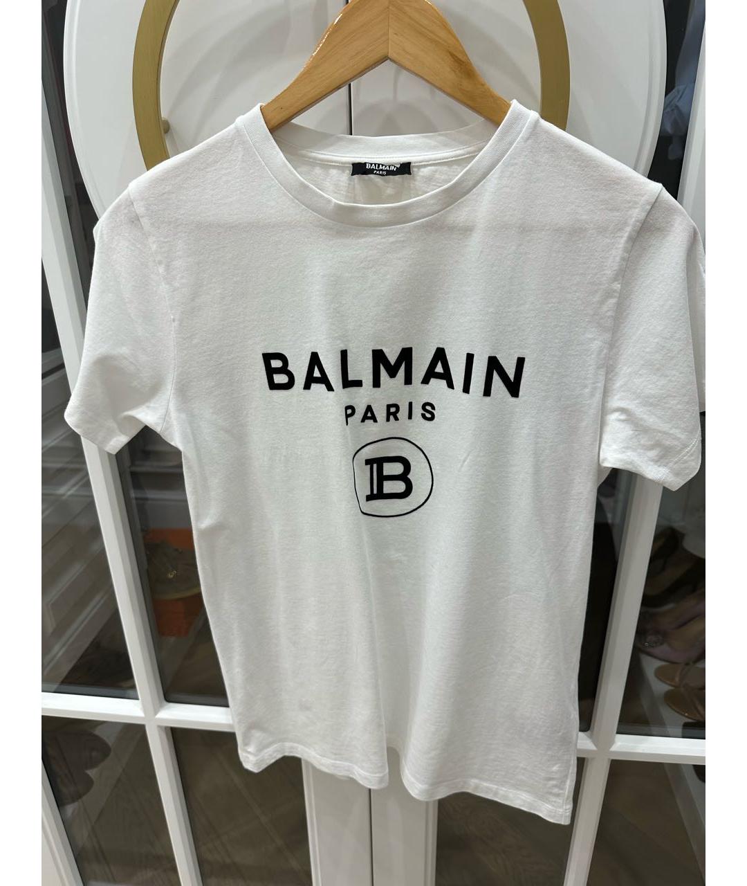 BALMAIN Белый хлопковый детская футболка / топ, фото 6