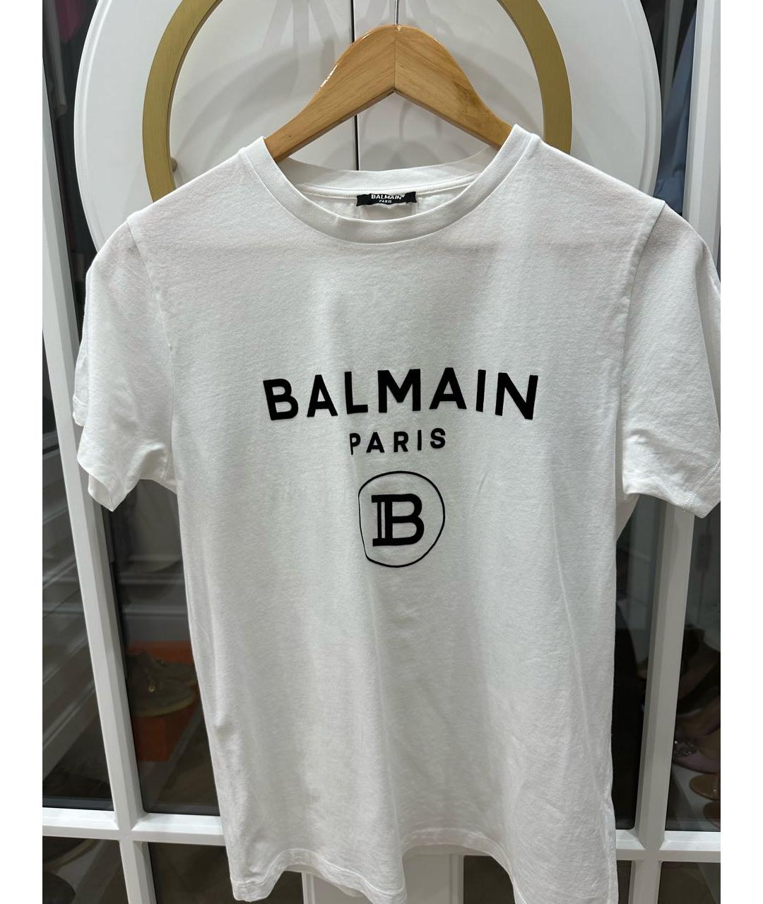 BALMAIN Белый хлопковый детская футболка / топ, фото 2