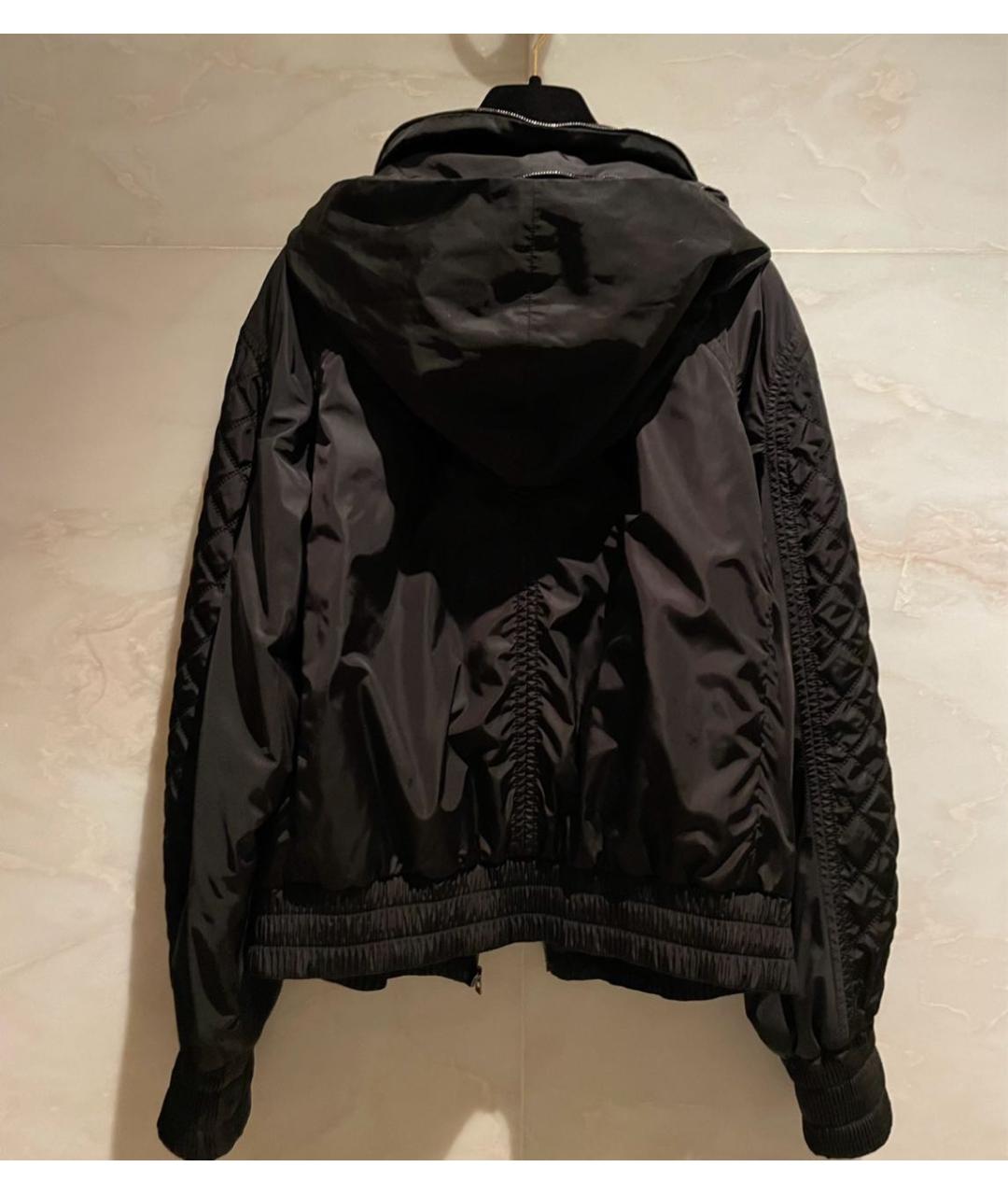 CHANEL PRE-OWNED Черная хлопковая куртка, фото 3