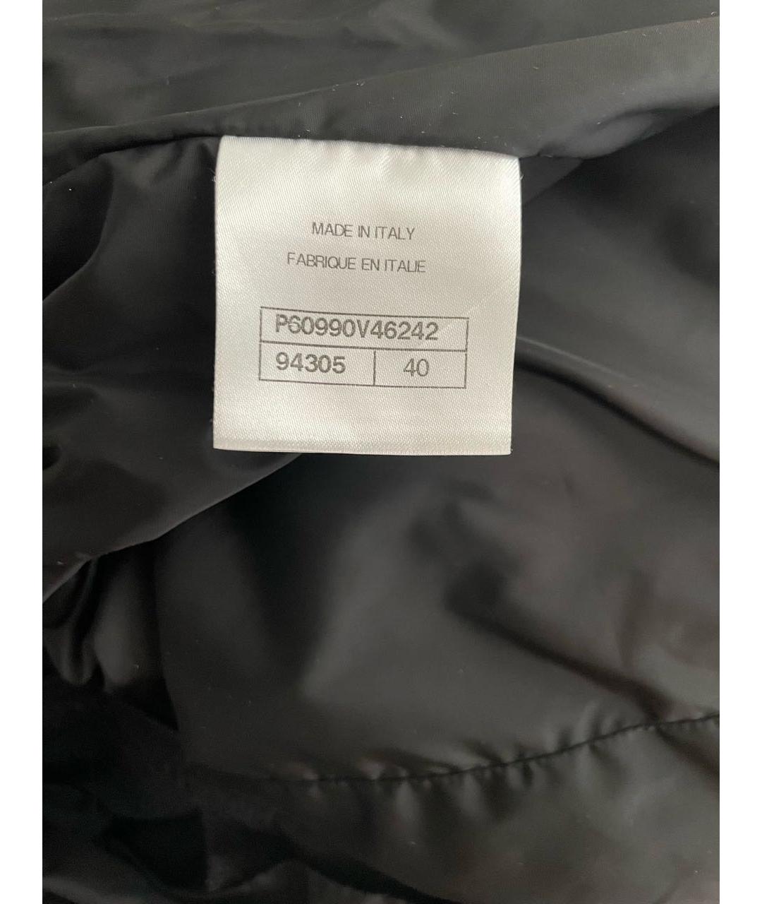 CHANEL PRE-OWNED Черная хлопковая куртка, фото 7