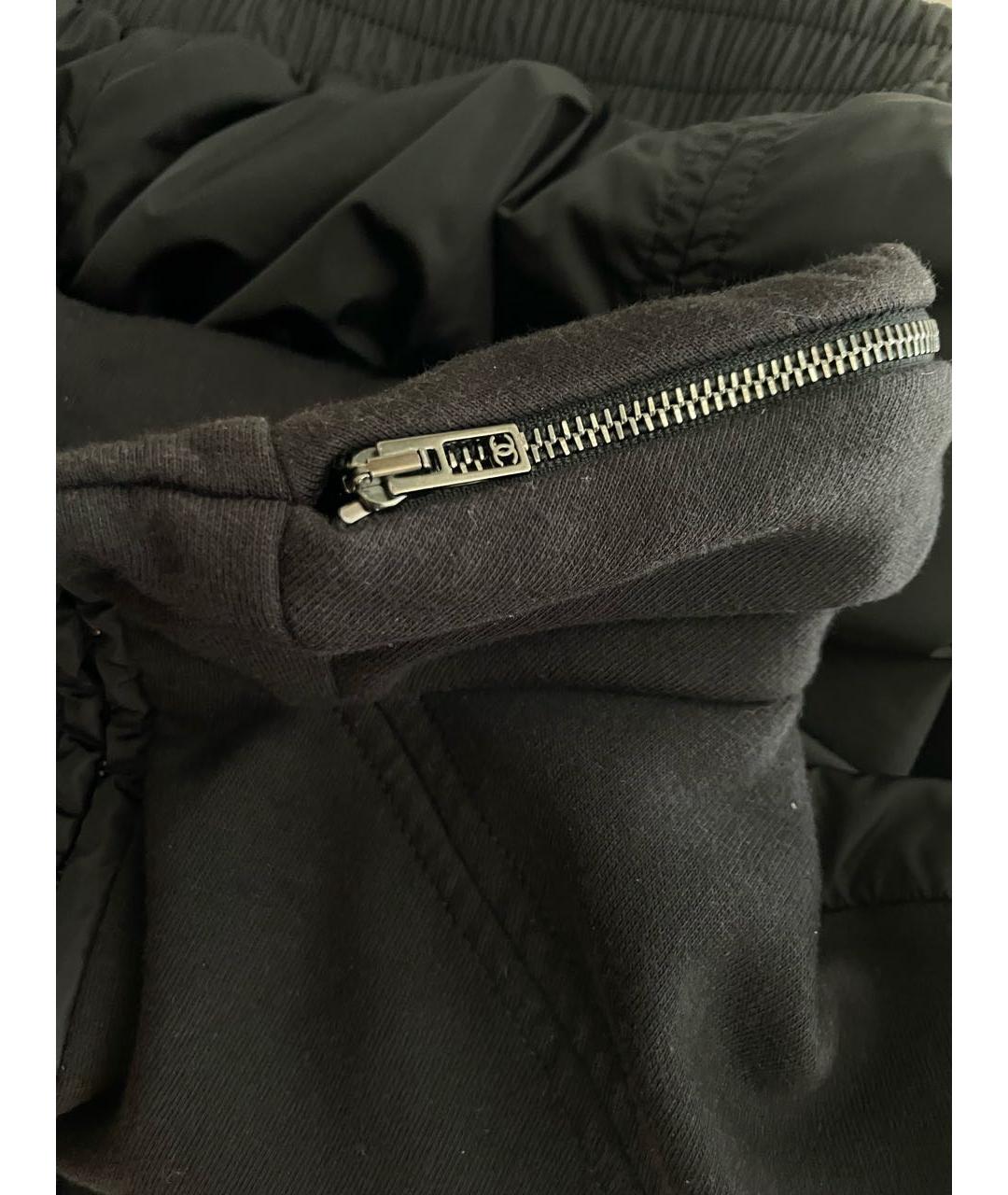 CHANEL PRE-OWNED Черная хлопковая куртка, фото 6