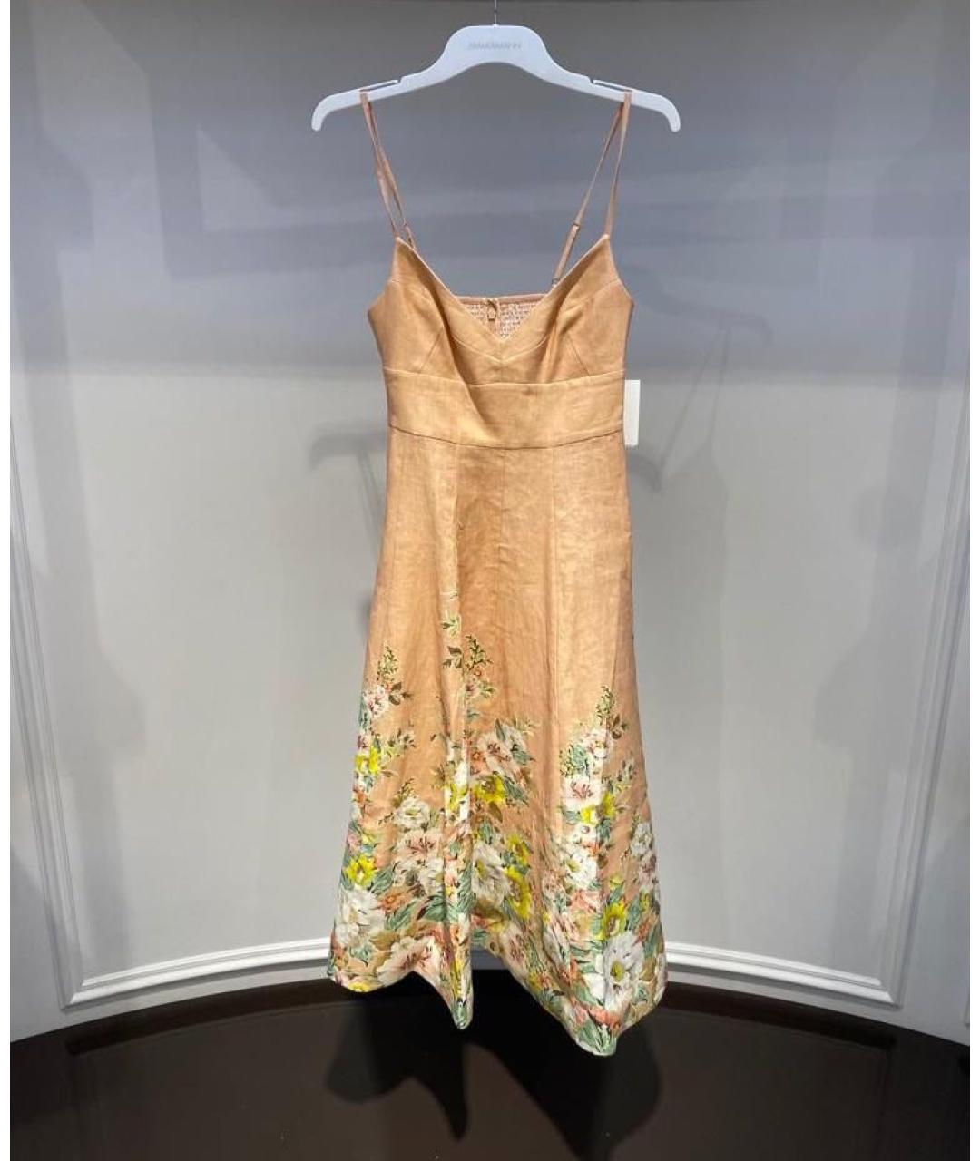 ZIMMERMANN Оранжевый сарафан, фото 3