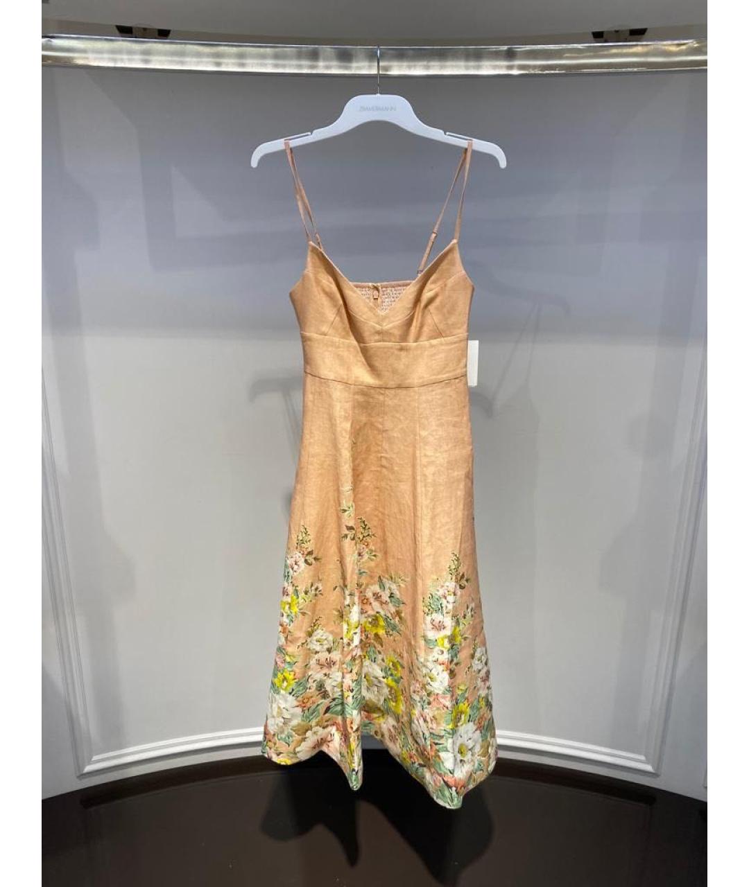 ZIMMERMANN Оранжевый сарафан, фото 2