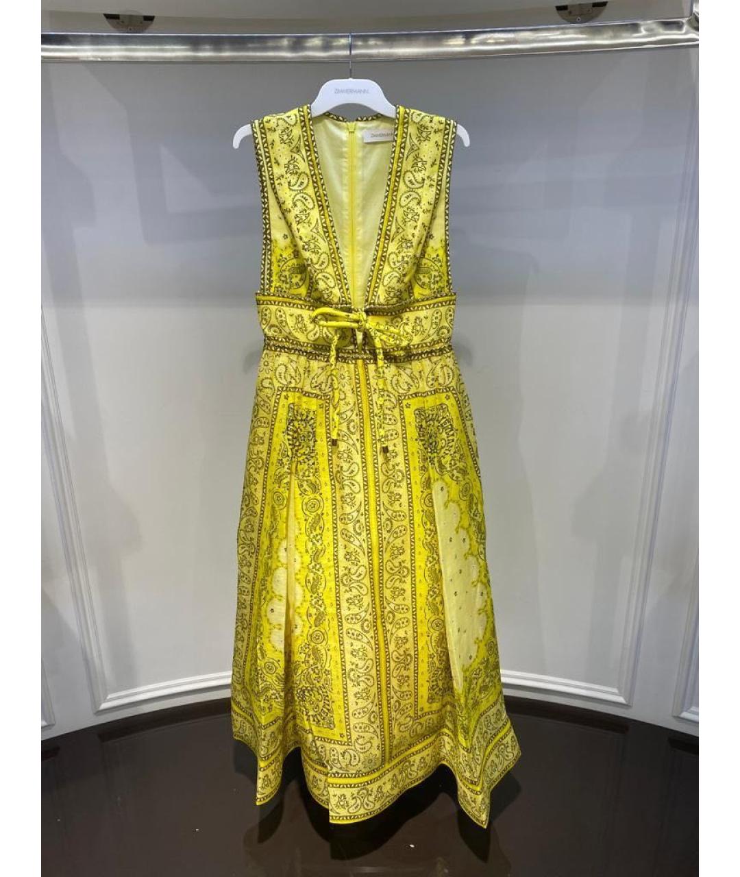 ZIMMERMANN Желтое платье, фото 2