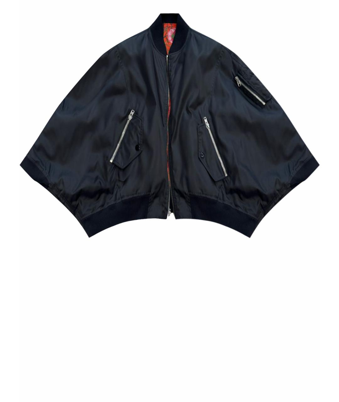 GUCCI Черная полиэстеровая куртка, фото 1