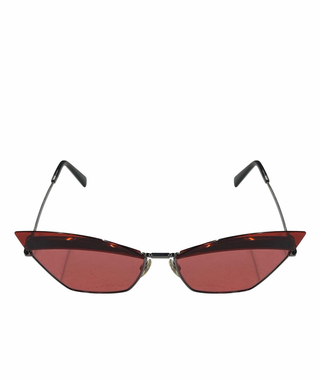 VALENTINO Розовые пластиковые солнцезащитные очки, фото 1