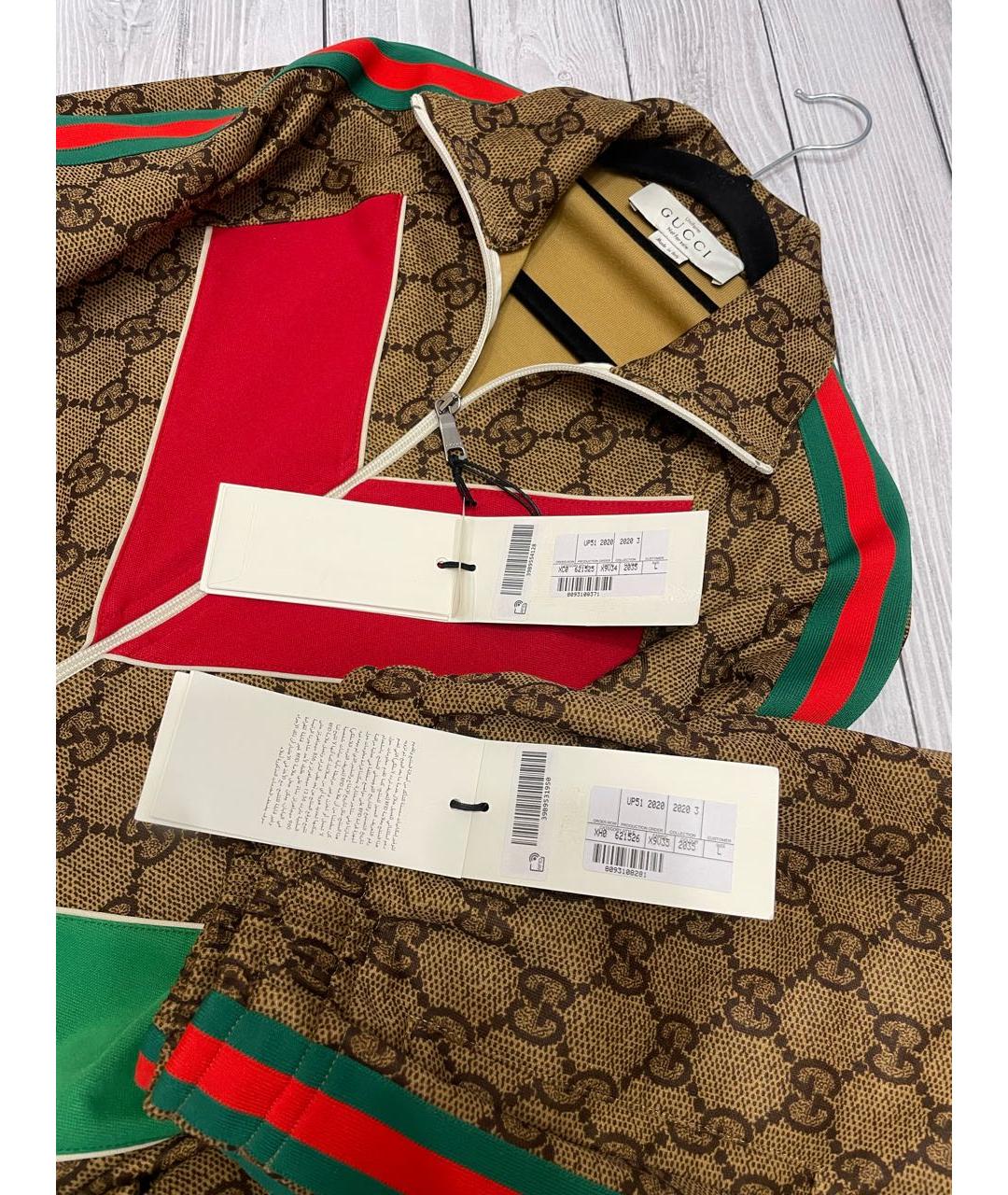 GUCCI Коричневый спортивный костюм, фото 4