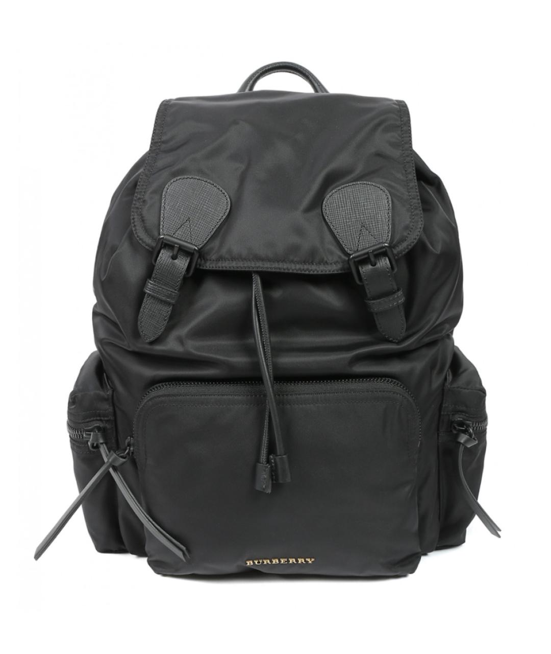 BURBERRY Черный синтетический рюкзак, фото 1