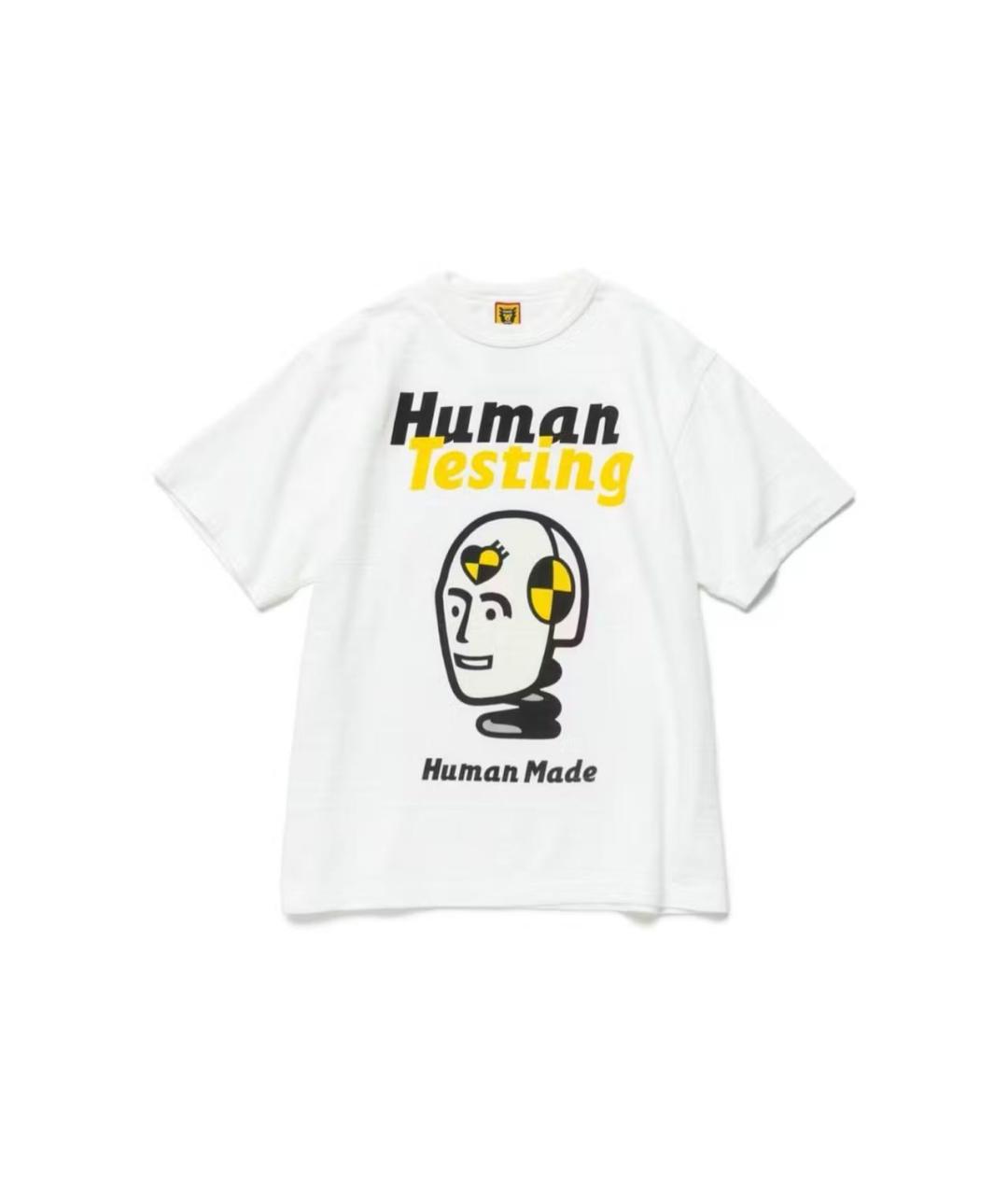 HUMAN MADE Белая хлопковая футболка, фото 1