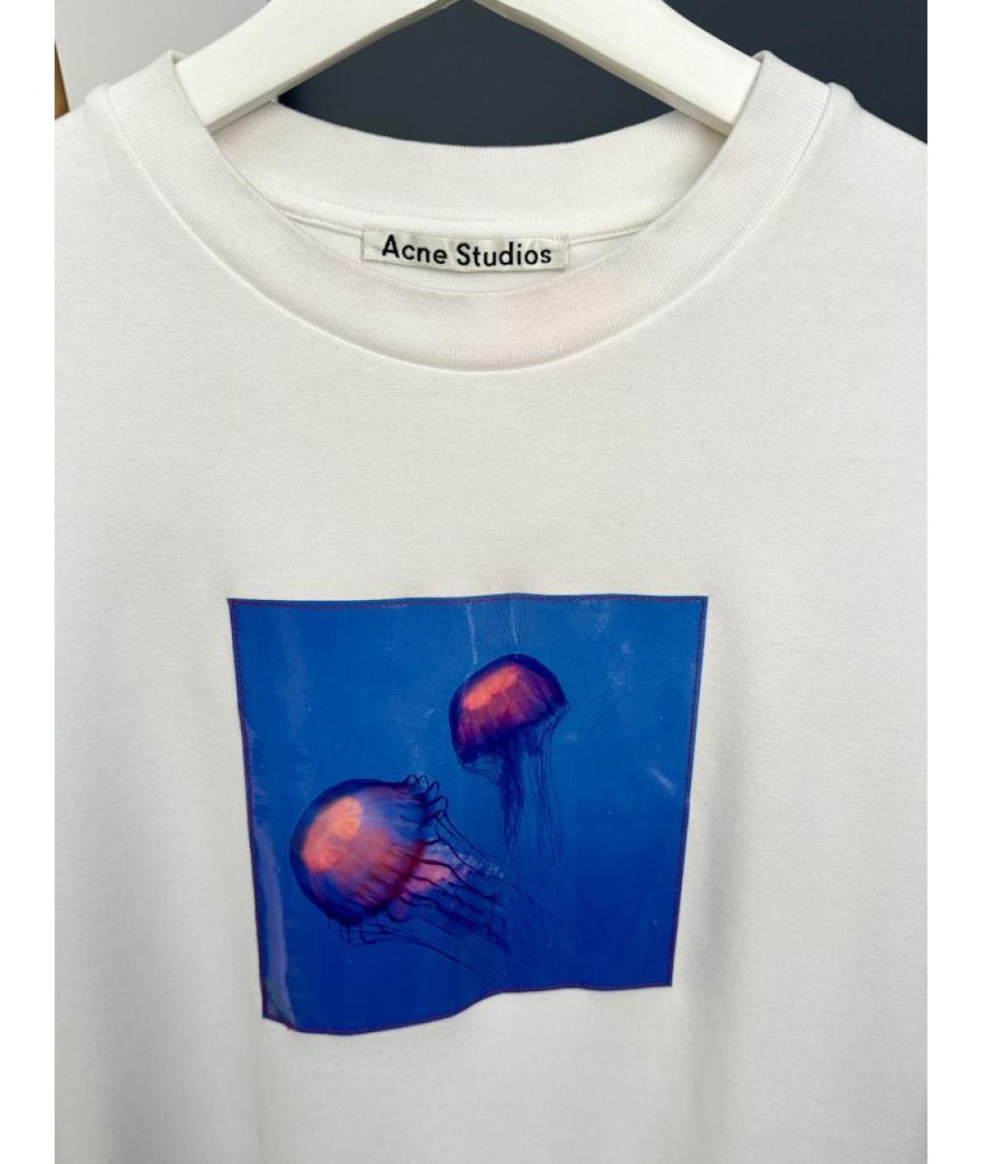 ACNE STUDIOS Белая футболка, фото 4