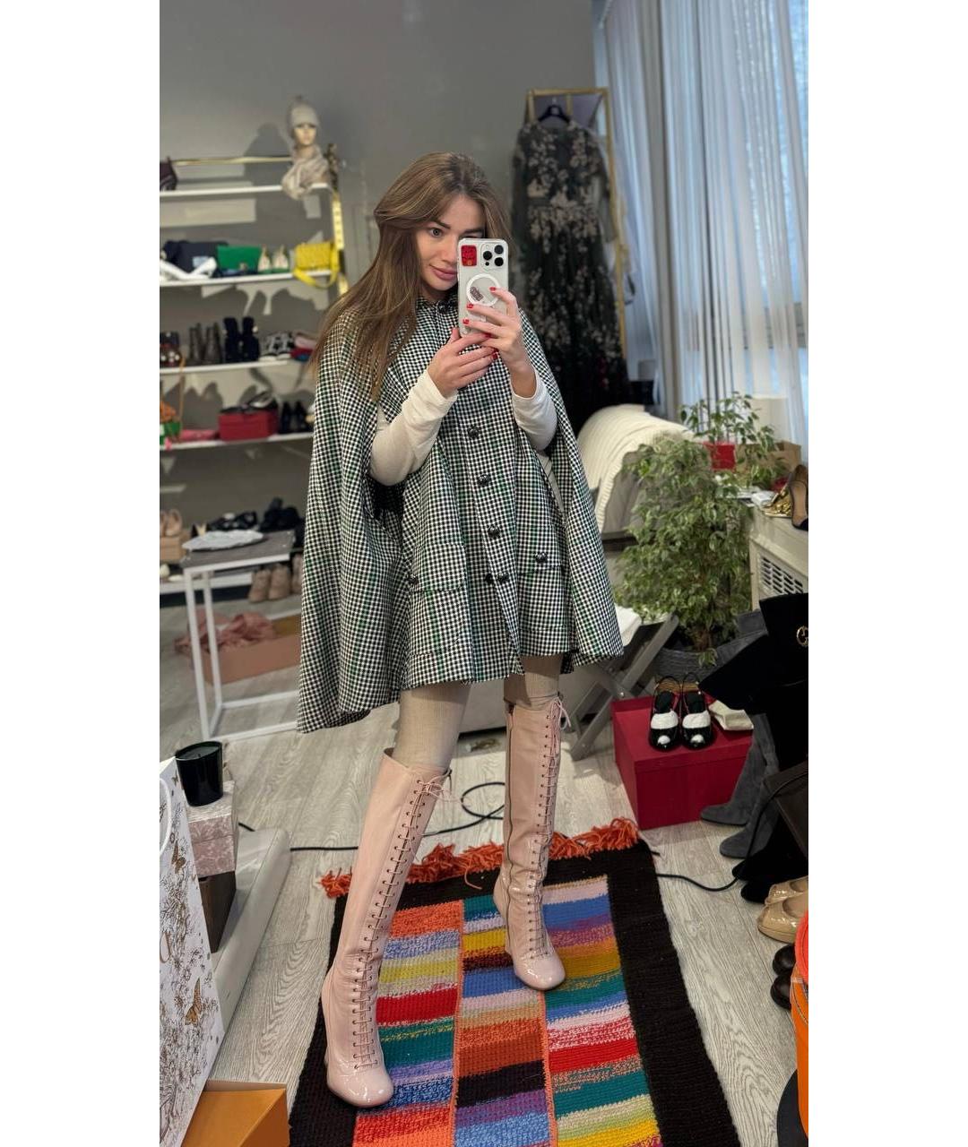 MIU MIU Бежевые сапоги, фото 6