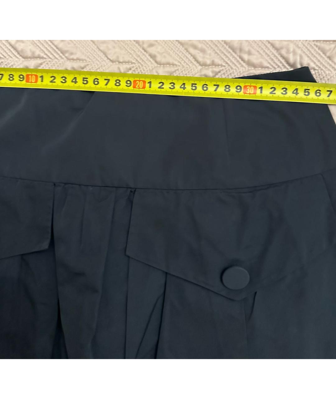 LOUIS VUITTON PRE-OWNED Черная юбка мини, фото 6