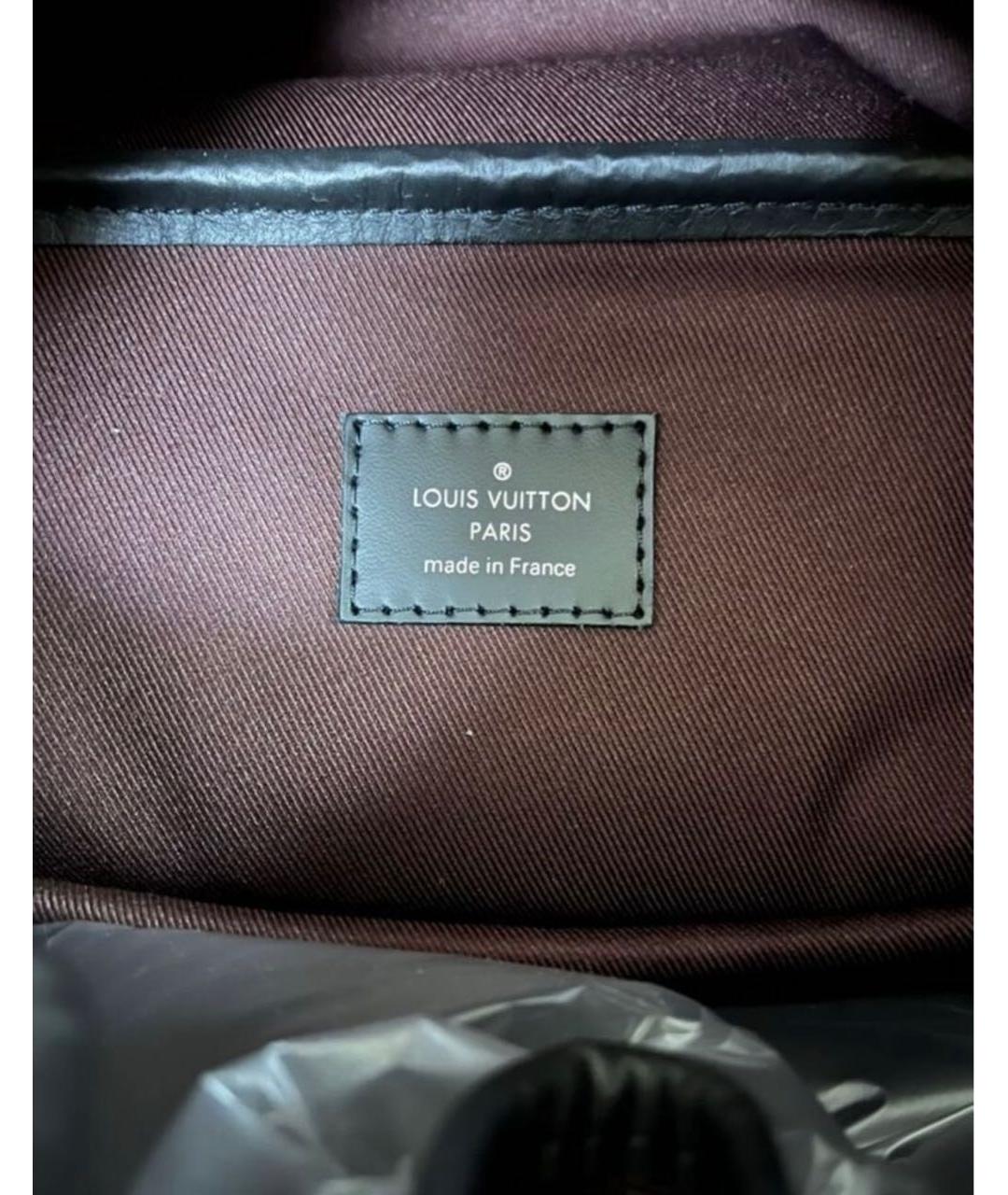LOUIS VUITTON PRE-OWNED Коричневый рюкзак из искусственной кожи, фото 8